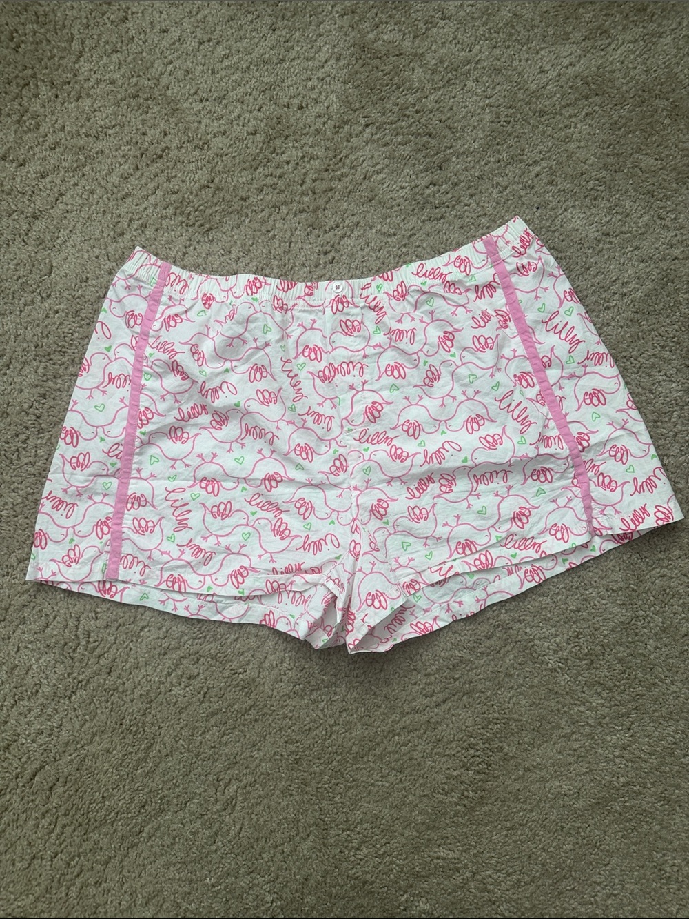 Lily Pulitzer Women’s Pink Printed Sleep Shorts